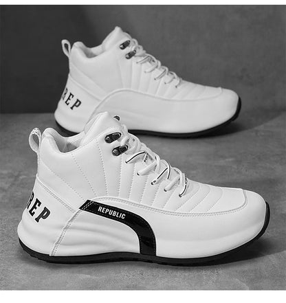 2025 Baskets à la mode Chaussures de basket-ball montantes pour hommes Baskets de sport - Baskets de soutien de la cheville Court Livraison gratuite Loisirs