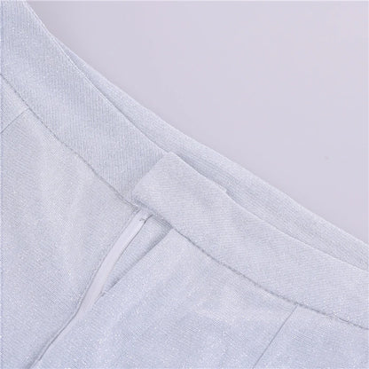 Women's Suiting  Pants Set Faionable Workwear Ensemble Spring  Collection 3% - 50% Conent Content