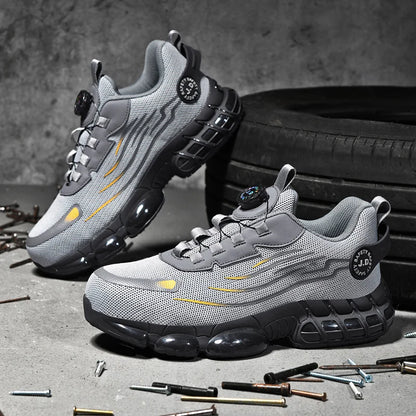 Men's Military Tactical Boots Army Boots Men Side Zipper Military Boots Men Anti-Slip Ankle Boots Work Safety Shoes Hiking Shoe - DOGOMET DIGITAL PLUS