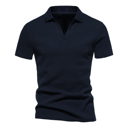 Men's Henley Shirt Slim Fit Cotton Short Sleeve Casual T-Shirt Jogger Mens T Shirts Loose Tops