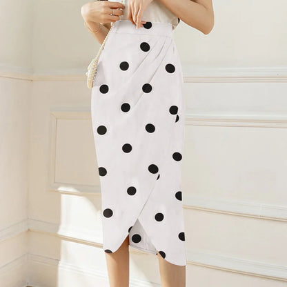 ZANZEA élégant taille haute Jupes femmes imprimé jupe longue robe 2023 été décontracté minceur Midi jupes Sexy asymétrique Faldas