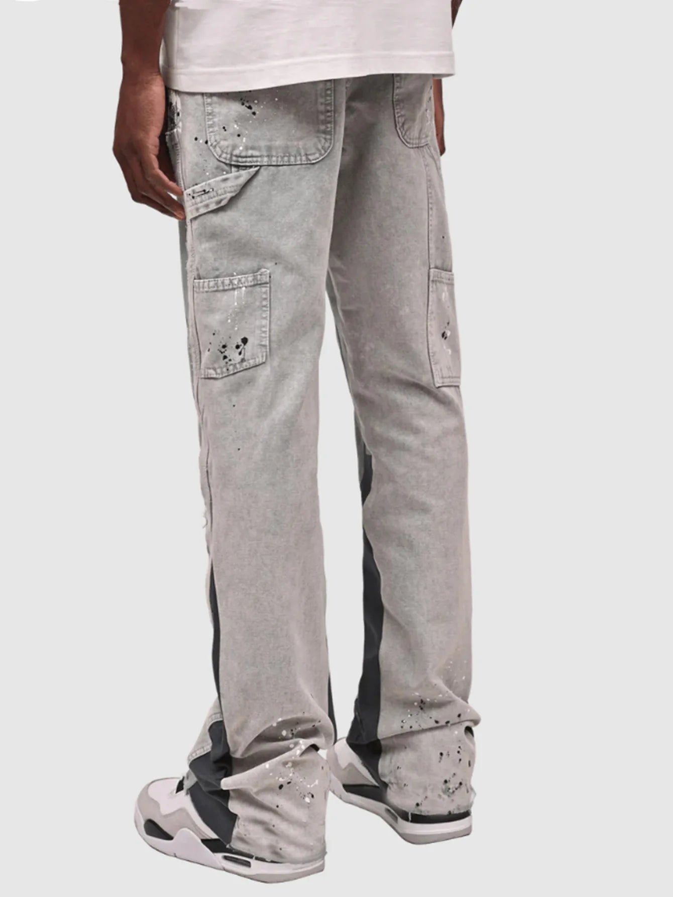 Jean délavé hommes Vintage longueur cheville pantalon taille moyenne poches bouton fermeture éclair mouche en détresse Denims Streetwear pantalon droit