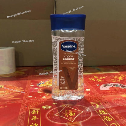 L'huile de soin pour le corps au vaselin illumine le teint améliore la peau terne et sèche nourrit en profondeur et hydrate l'huile de gel pour le corps 200 ml