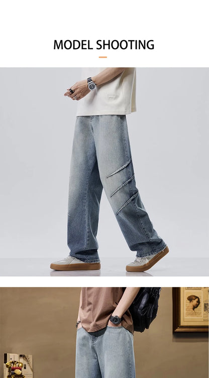 Nouveaux hommes Jeans classiques Jean Homme pantalons Hombre hommes Mannen doux noir motard Masculino Denim salopette hommes pantalons taille 28-38