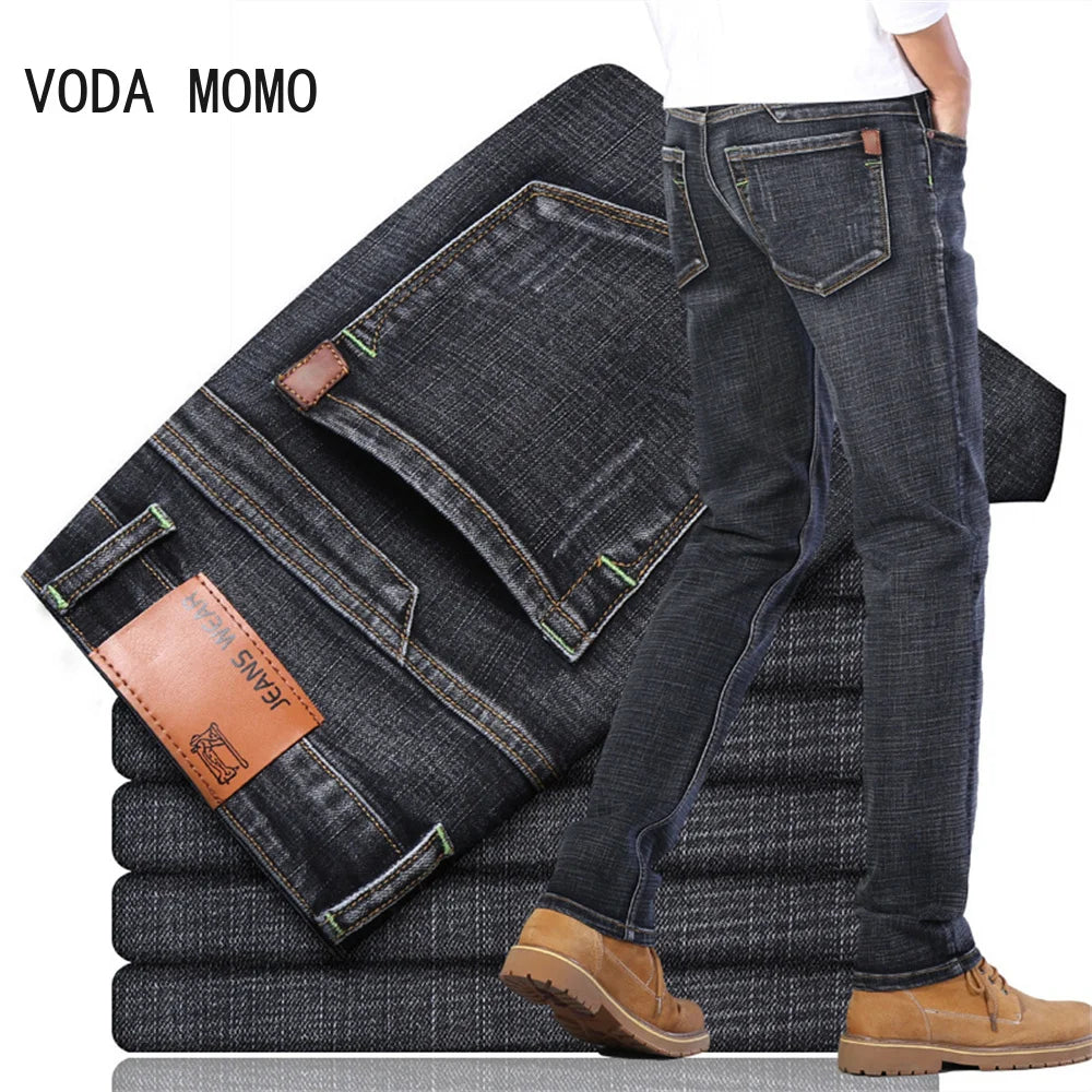 Men Classic Jeans Jean Homme Pantalones Hombre Men Mannen Soft Black Biker Masculino Denim Overalls Mens Pants Jeans for men
