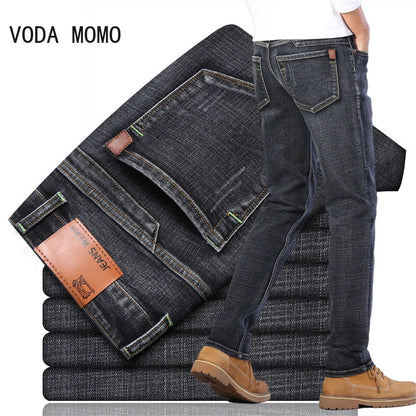 Men Classic Jeans Jean Homme Pantalones Hombre Men Mannen Soft Black Biker Masculino Denim Overalls Mens Pants Jeans for men