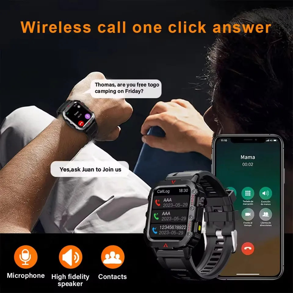 2025 nouvelle montre intelligente pour femmes GPS montre intelligente hommes 1.71 pouces HD affichage GPS & faire/ recevoir des appels téléphoniques 400mAh batterie Bracelets