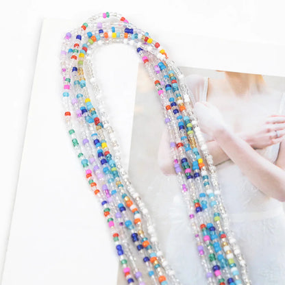 Fashion Glasses Chain Multifunctional Lanyard Bohemian Colorful Bead Chain Anti-lost Neck Chain Sunglasses Eyewear Accessories