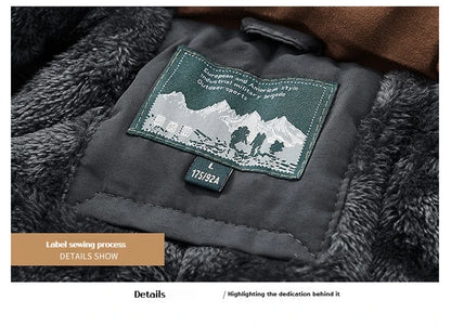 Manteau d'hiver homme hiver coupe-vent imperméable coton vêtements chaud froid grande taille coton veste vêtements pour hommes Parka manteaux pour hommes - DOGOMET DIGITAL PLUS