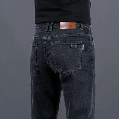 Jeans pantalons haut de gamme pour hommes pantalons printemps et automne pantalons décontractés homme adulte Gentleman est confortable et décontracté Baggy jean
