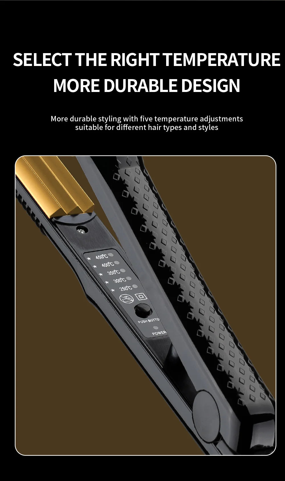 Fer à friser électrique, plaque ondulée, fer à friser, boucles, Volume, outils de coiffure