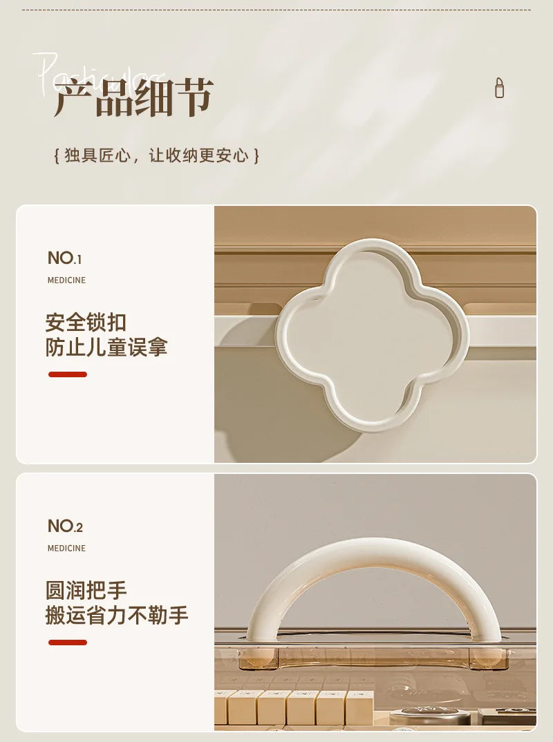 Cosmetics Storage Box, Desktop Dustproof, Large Capacity Organizer Box, Makeup Table, Skincare, Lipstick Shelf