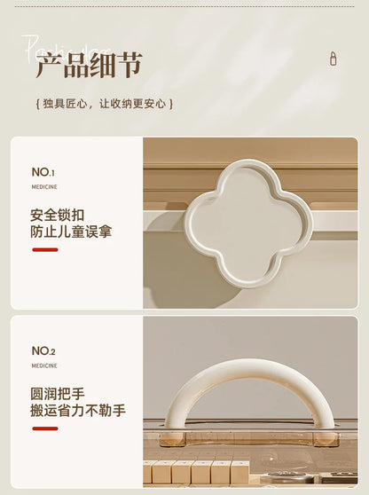 Cosmetics Storage Box, Desktop Dustproof, Large Capacity Organizer Box, Makeup Table, Skincare, Lipstick Shelf