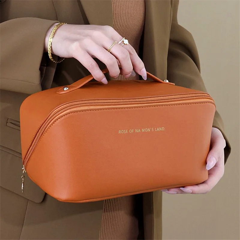 Cosmetic bag portable skin care products large capacity pillow bag high-end makeup travel toiletries storage bag