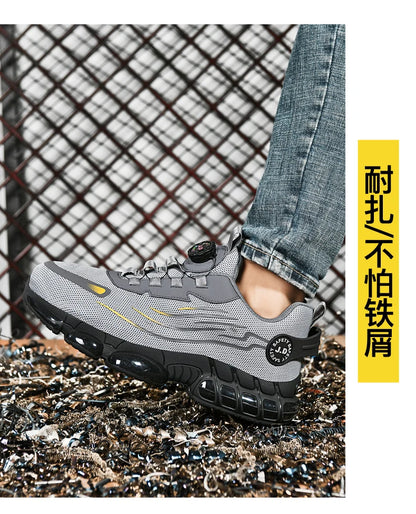 Men's Military Tactical Boots Army Boots Men Side Zipper Military Boots Men Anti-Slip Ankle Boots Work Safety Shoes Hiking Shoe - DOGOMET DIGITAL PLUS