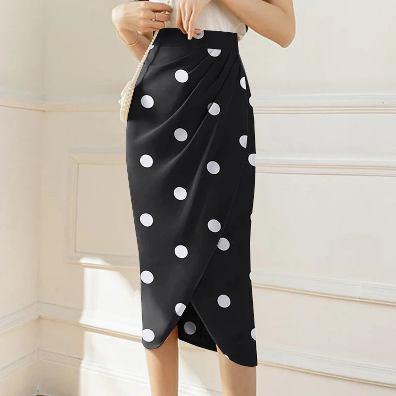 ZANZEA élégant taille haute Jupes femmes imprimé jupe longue robe 2023 été décontracté minceur Midi jupes Sexy asymétrique Faldas