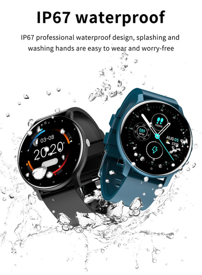 LIGE montre intelligente femmes hommes plein écran tactile Bluetooth 5.2 appel étanche montres sport Fitness Tracker usine IP67 ZL02 nouveau