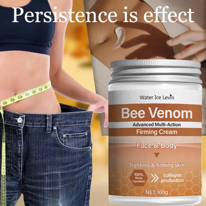 Bee Venom Firming Abdominal Cream - Plant-Based, Moisturizing and Moisturizing Contains Hyaluronic Acid Suitable for All Skin Types, Gentle for Sensitive Skin, Turmeric Skin Care - DOGOMET DIGITAL PLUS