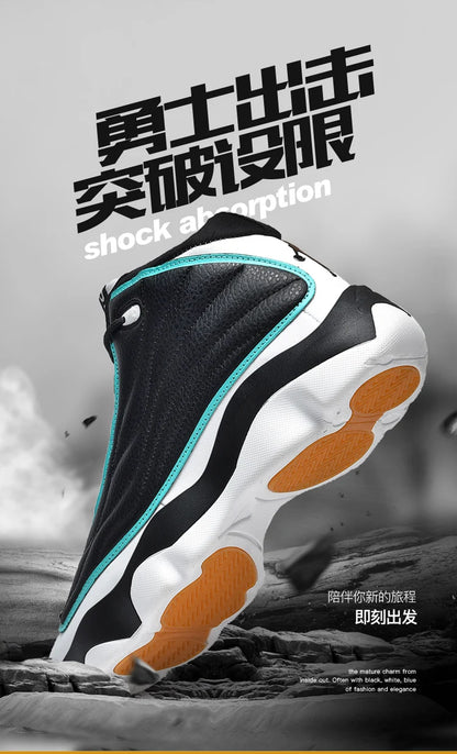 Chaussures de basket-ball de Fitness pour hommes de haute qualité chaussures de basket-ball baskets pour hommes automne haut anti-dérapant baskets d'extérieur