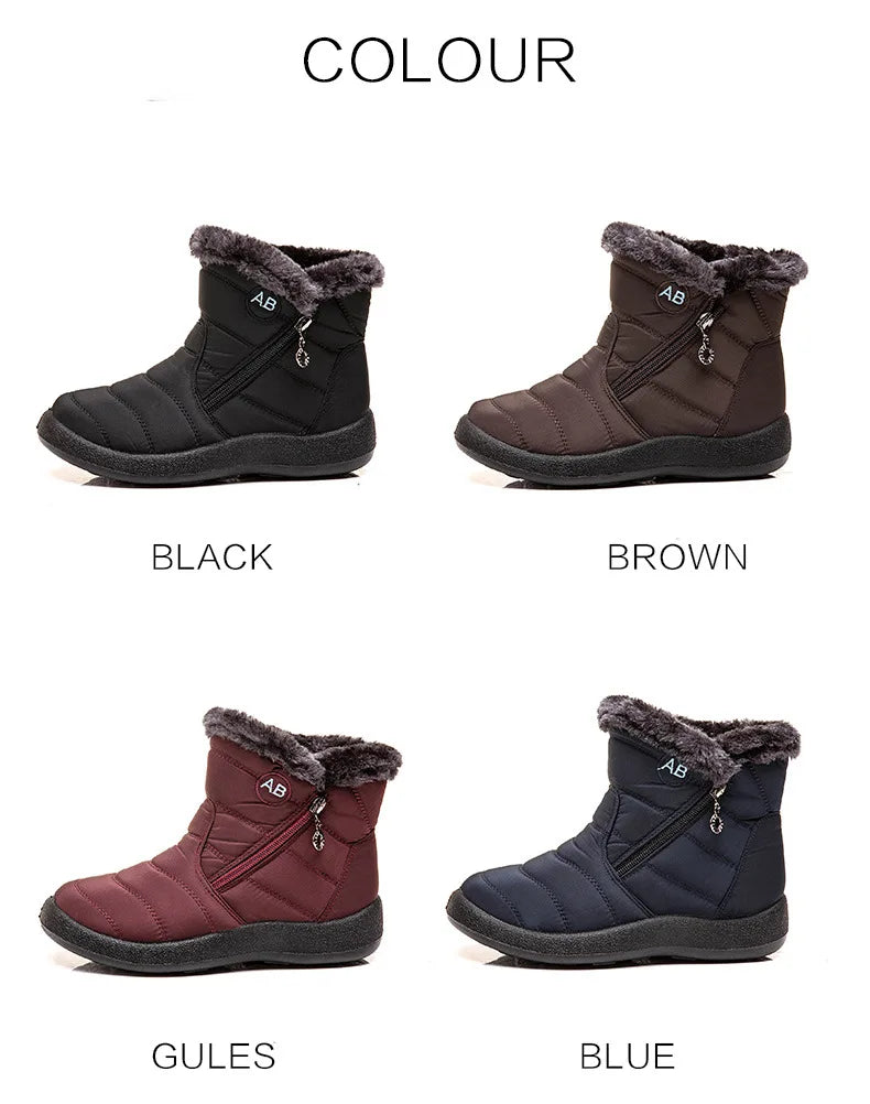 Bottes de rinçage astronomique imperméables pour femmes, chaussures optiques pour dames, baskets pour femmes, document solide, mode d'hiver - DOGOMET DIGITAL PLUS