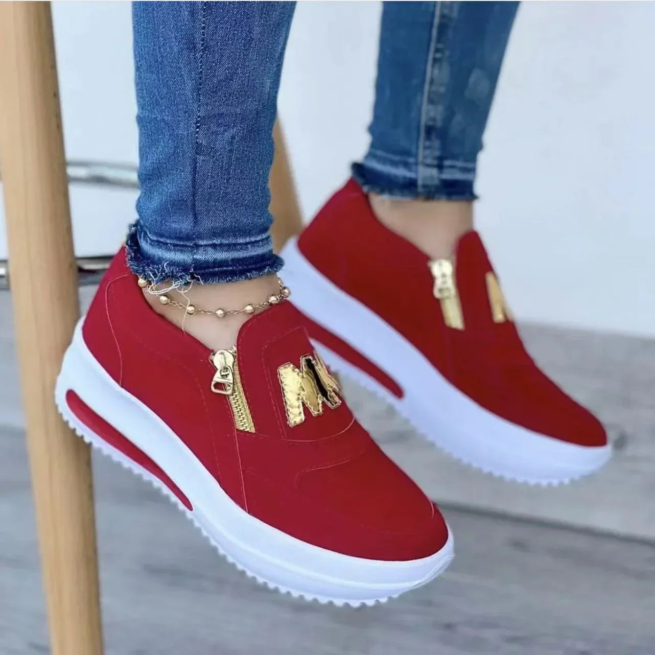 Women Platform Shoes Casual Slip on Shoes Fashion Loafers Ladies Sneakers Tennis Chaussure Femme Sneaker Woman