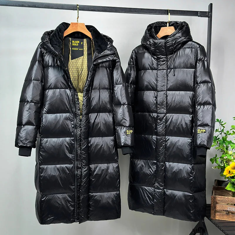 Doudoune d'hiver pour hommes, manteau thermique épais et imperméable de haute qualité, manteaux chauds à capuche courts de couleur unie pour Couple - DOGOMET DIGITAL PLUS