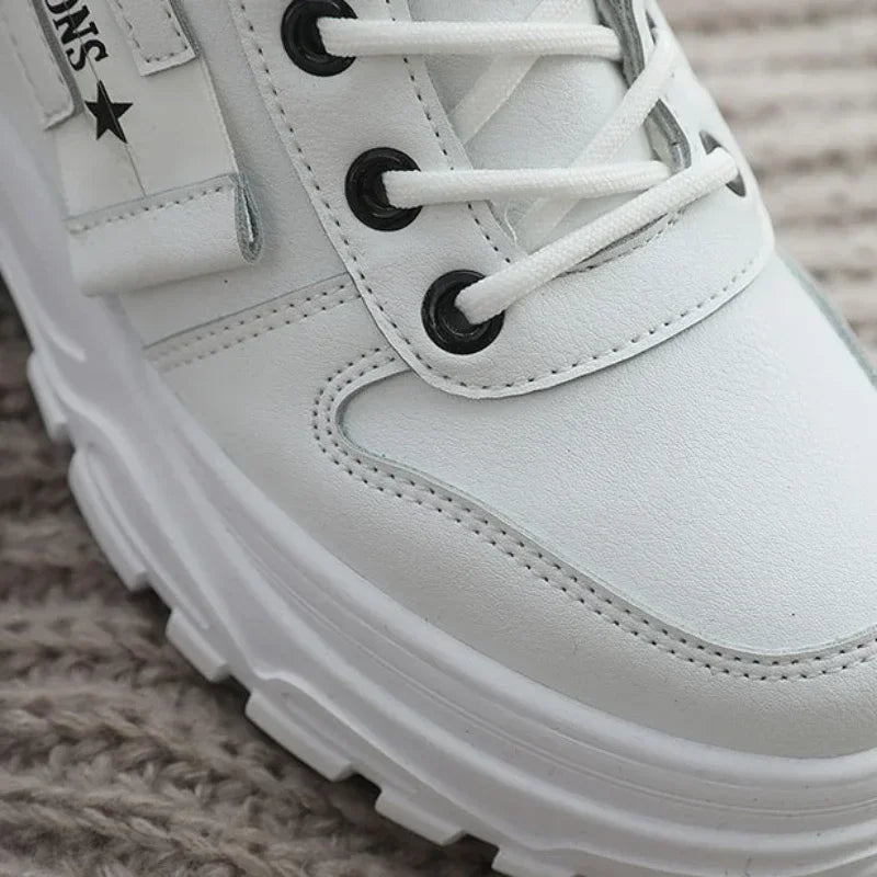 Bottes De neige d'hiver pour femmes, chaussures montantes décontractées, baskets chaudes à plateforme, bottines De grande taille 45, Zapatillas De Mujer, nouvelle collection - DOGOMET DIGITAL PLUS