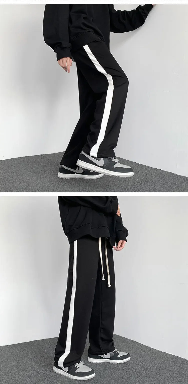 Designer hommes pantalon femmes imprimer mode style pantalons longs décontracté hommes arc-en-ciel palmiers jogger rayures cordon anges pantalon asiatique