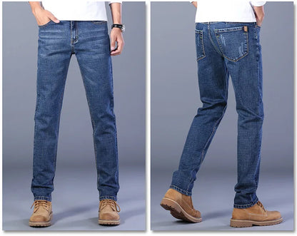 Men Classic Jeans Jean Homme Pantalones Hombre Men Mannen Soft Black Biker Masculino Denim Overalls Mens Pants Jeans for men