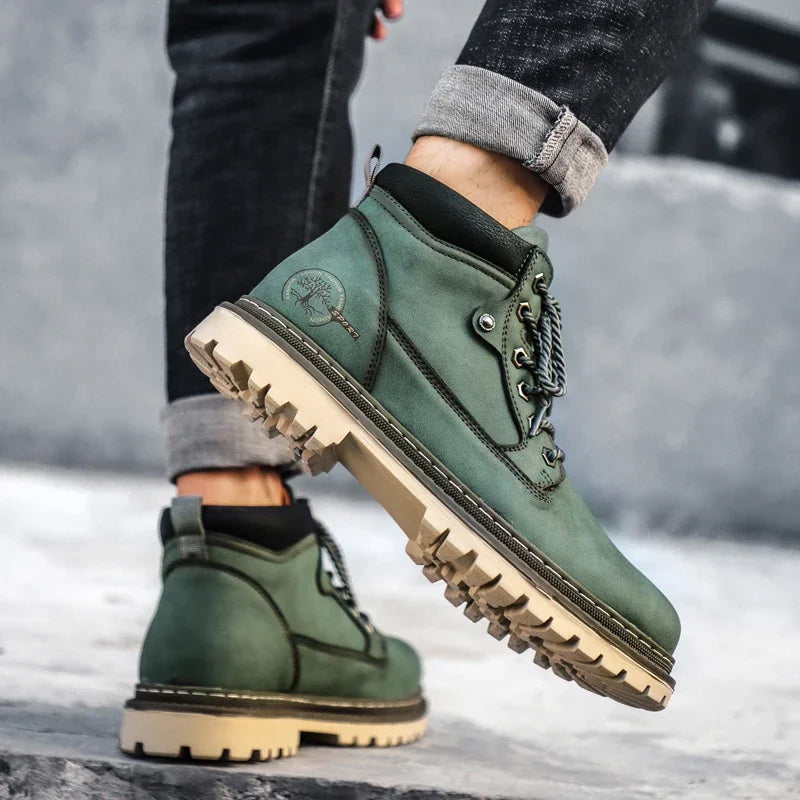 Hommes Super chaud bottes de neige hiver hommes bottines imperméable court extérieur baskets automne hommes moto zapatillas mâle - DOGOMET DIGITAL PLUS