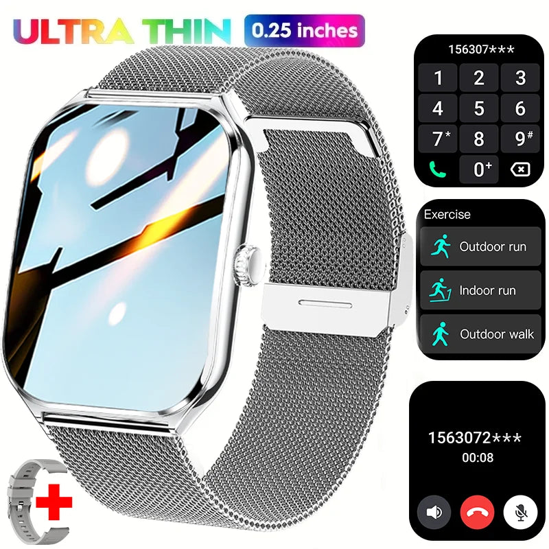 2025 Une nouvelle montre intelligente, montre de sport de 1,96 pouces, étanche IP67, plus de modes sportifs 110, traqueur d'activité physique, montre ultra-mince.