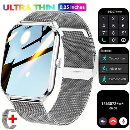 2025 Une nouvelle montre intelligente, montre de sport de 1,96 pouces, étanche IP67, plus de modes sportifs 110, traqueur d'activité physique, montre ultra-mince.