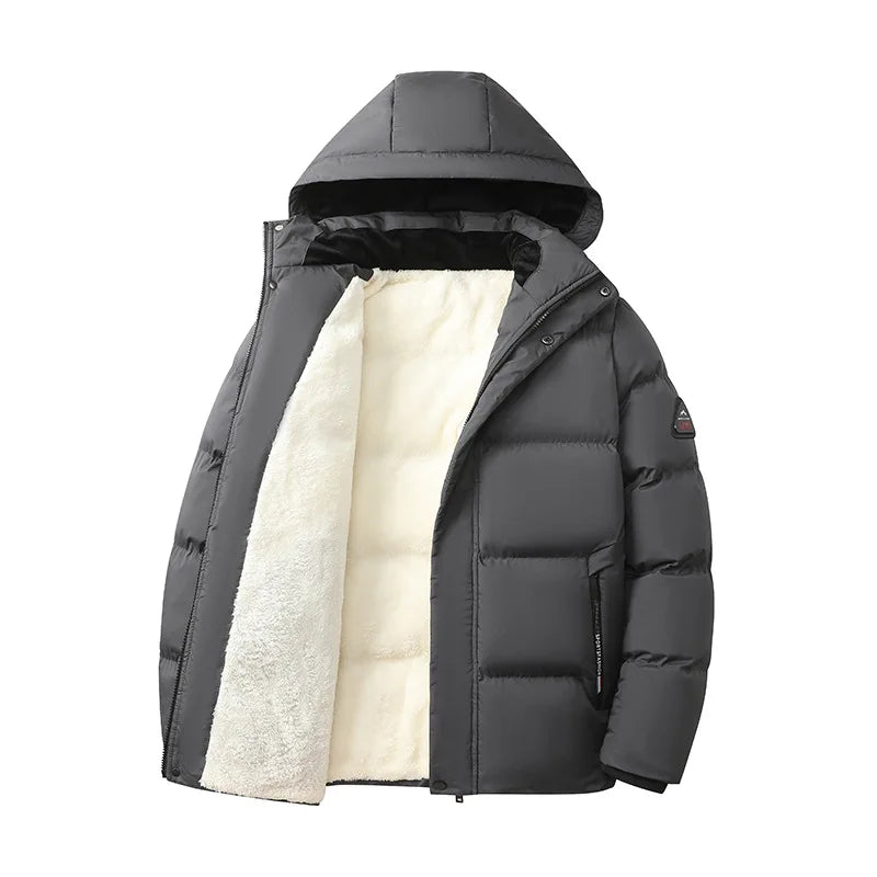 2025 veste d'hiver Parka manteau d'hiver pour papa Parka pour hommes d'âge moyen personnes âgées veste en coton chaud doudoune d'hiver pour homme - DOGOMET DIGITAL PLUS