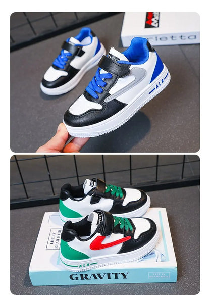 Chaussures de sport à bouton rotatif pour enfants, chaussures plates en maille respirante à filet unique, nouvelle collection été, chaussures plates pour enfants moyens et grands