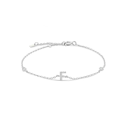 ANDYWEN – Bracelet en argent Sterling 925, 26 lettres initiales, monogramme de l'alphabet, nom en or, cristal CZ Zircon, bijoux à la mode 2021 - DOGOMET DIGITAL PLUS