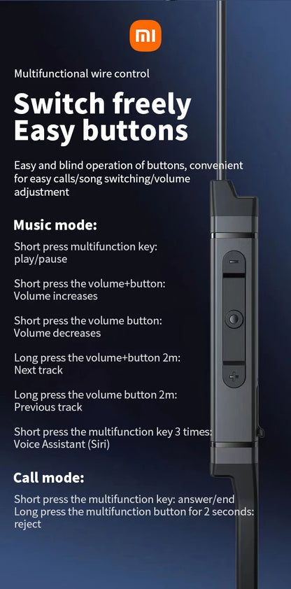 Xiaomi MijiaI BS09 ENC Wireless Earphone Neckband Sport Running In Ear Headphone Bluetooth 5.3 HiFi Stereo Headset - DOGOMET DIGITAL PLUS