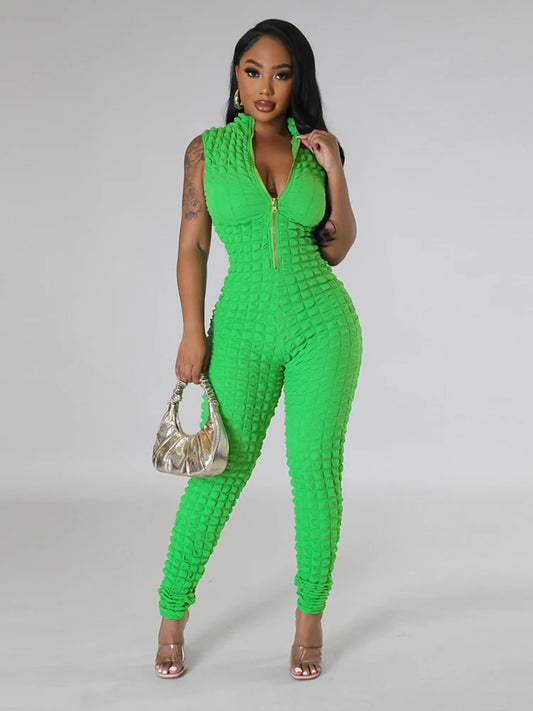 FIBRZIP Chic Elegant Women Bodycon Sexy Full Body Jumpsuit Wholesale Drop Shipping