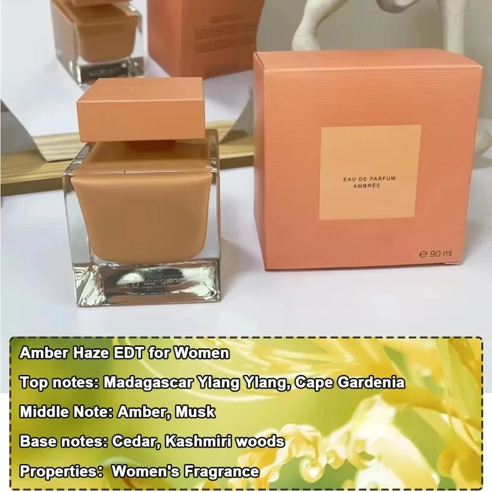 90ml marque femmes Parfum longue durée Woody Floral Eau de Parfum EDP pur extrait de musc femmes quotidien essentiel Parfum cadeau - DOGOMET DIGITAL PLUS