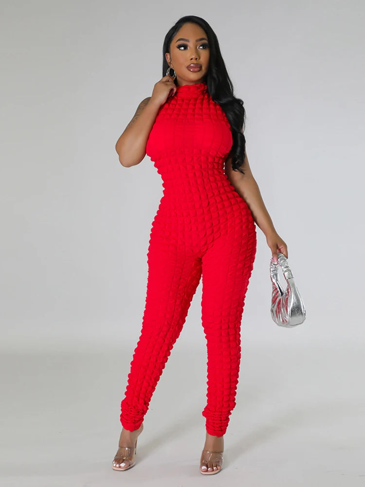 FIBRZIP Chic Elegant Women Bodycon Sexy Full Body Jumpsuit Wholesale Drop Shipping