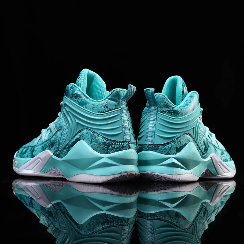 Chaussures de basket-ball respirantes carillon colorées pour hommes, chaussures de sport décontractées, haut, polyvalent, nouveau, printemps, 2024