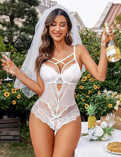 Women's Lingerie Sexy Women Underwear Whole Bodysuits Erotic Lingerie Woman Ensemble Lingeries Femmes hollowed out garters