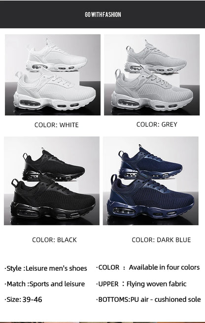 Nouvelles chaussures de course respirantes hommes léger 36-46 baskets de course en plein air chaussures de marche confortables chaussures de marche pour hommes