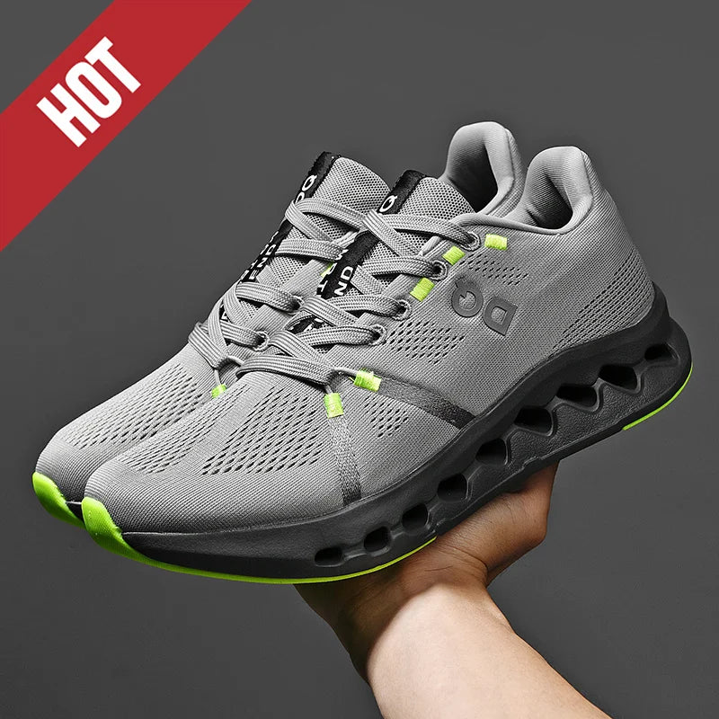 2025 nouvelles baskets Marathon athlétiques hommes chaussures confortables de haute qualité résistant à l'usure chaussures de course de sport gymnase Tennis coussin d'air