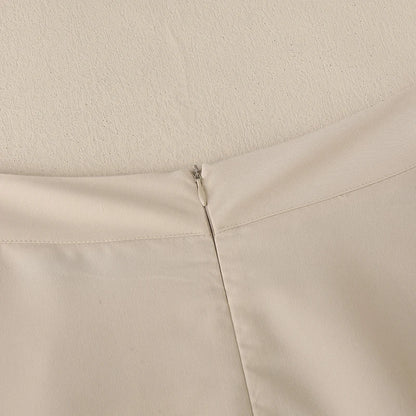 ZANZEA-Jupe mi-longue évangélique élégante taille haute pour femmes, jupes trapèze pour femmes, bureau, dame, document solide, fête, mode, 2025