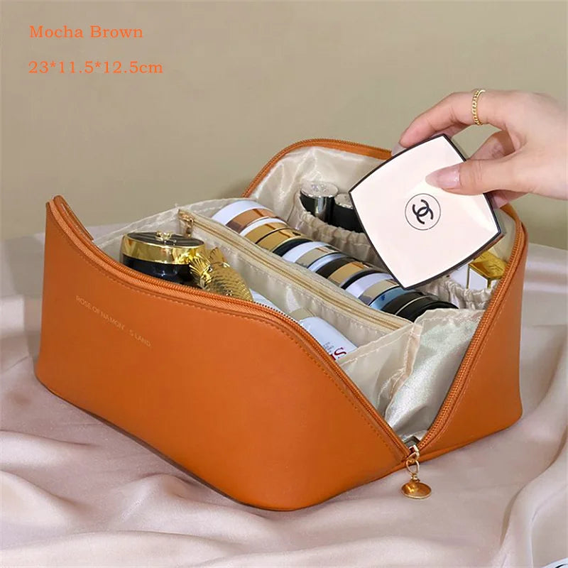 Cosmetic bag portable skin care products large capacity pillow bag high-end makeup travel toiletries storage bag