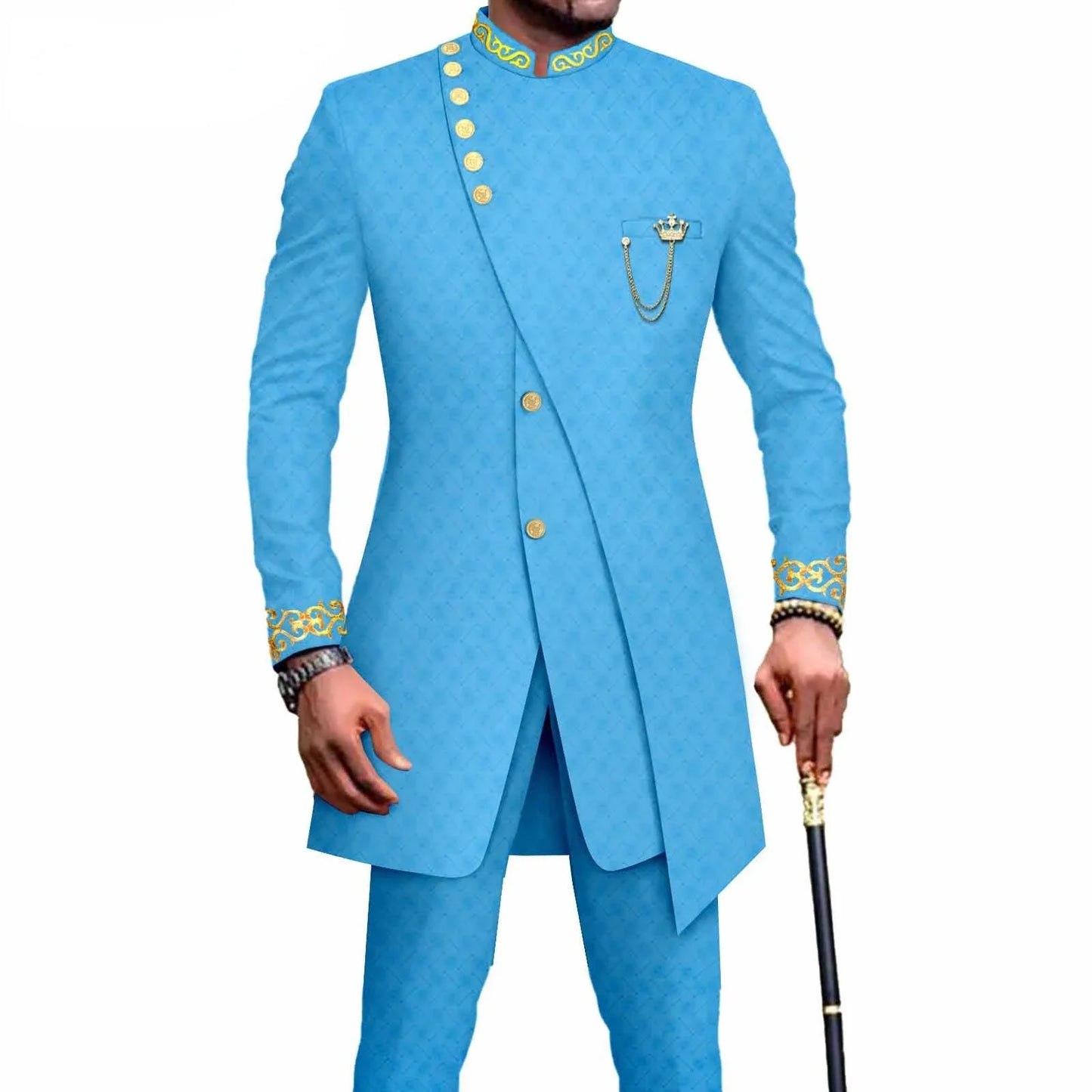 New Casual Men's Suit Slim Two-piece Set Costume Homme Suits for Costume Homme Pour Mariage Terno Masculino Completo