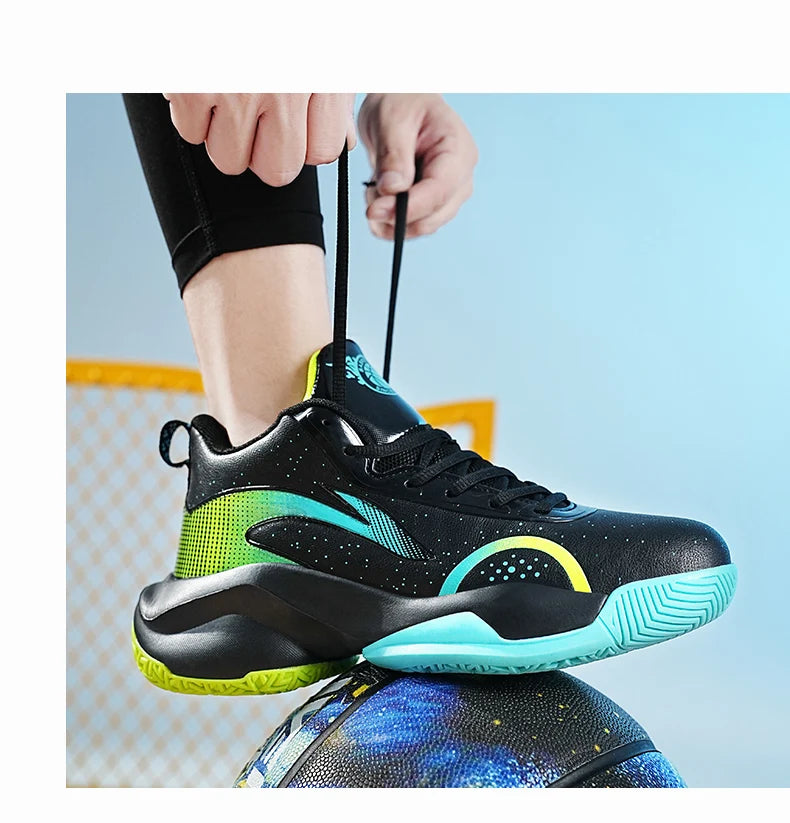 Chaussures de basket-ball nouveau modèle 2025 – Chaussures de sport antidérapantes et résistantes à l'usure pour hommes et femmes, adaptées aux activités décontractées.