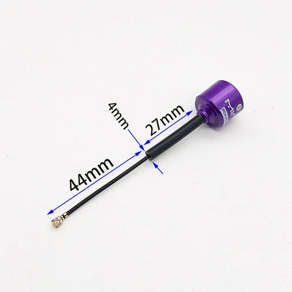 Antenne Lollipop 4 RHCP 5.8G, transmetteur/récepteur FPV 2.8Dbi à gain élevé, SMA/RP-SMA/MMCX/UFL pour pièce de drone de course RC FPV - DOGOMET DIGITAL PLUS