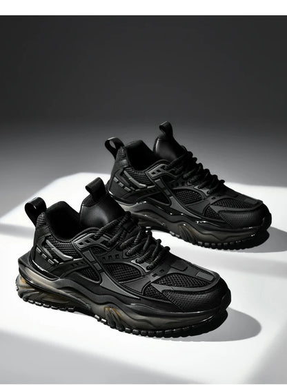 Nouvelles chaussures de sport pour hommes quatre saisons mode confortable extérieur antidérapant semelle épaisse résistant à l'usure respirant baskets de loisirs