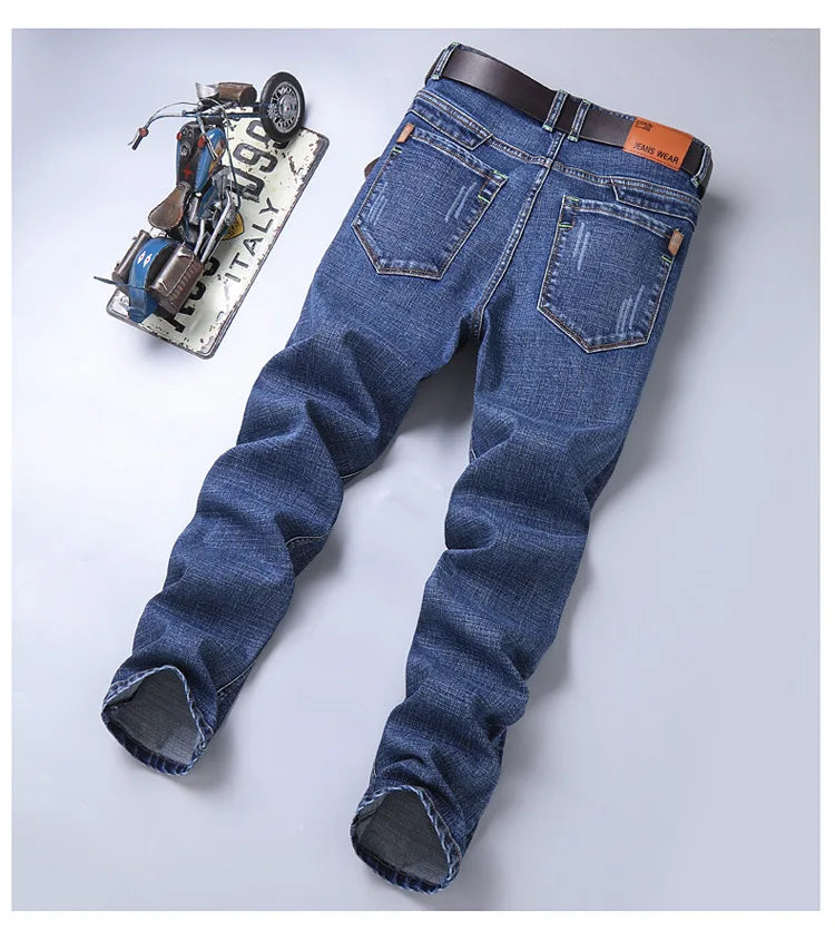 Men Classic Jeans Jean Homme Pantalones Hombre Men Mannen Soft Black Biker Masculino Denim Overalls Mens Pants Jeans for men